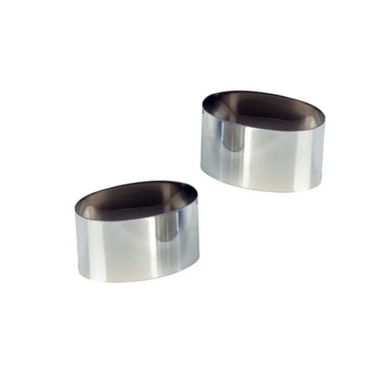 Nonnette ovale inox 7 x 4,5 cm-Cerf Dellier Clearance