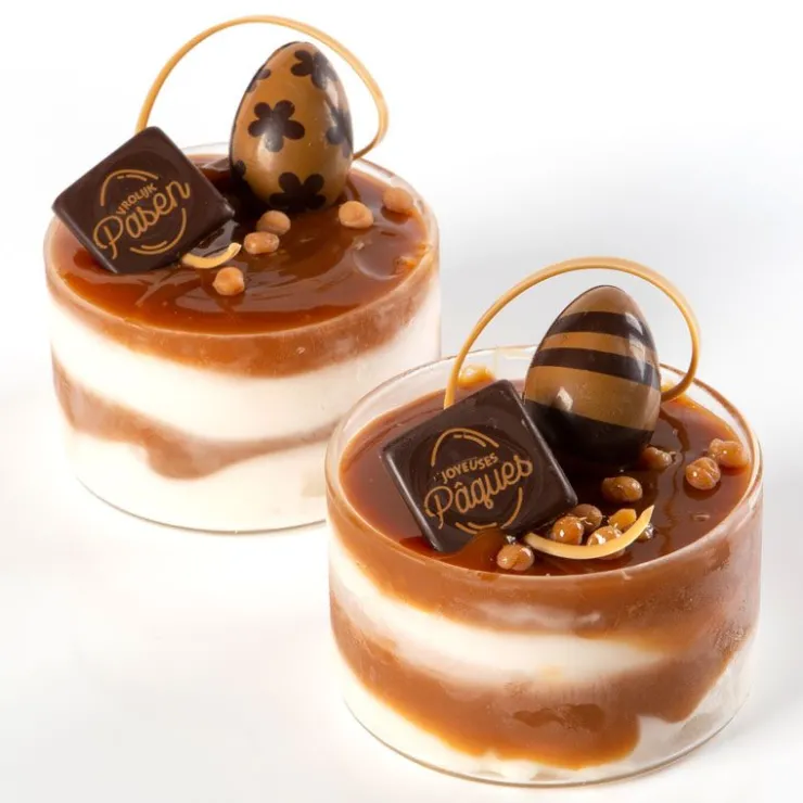 Oeufs chocolat assortis 3D 3,8 x 2,4 cm (x96)-Cerf Dellier Clearance