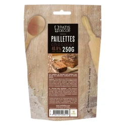 Paillettes Chocolat 250 g-Cerf Dellier