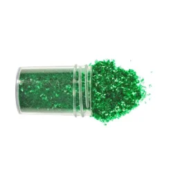 Paillettes irisées vertes PME (7 g)-Cerf Dellier Discount