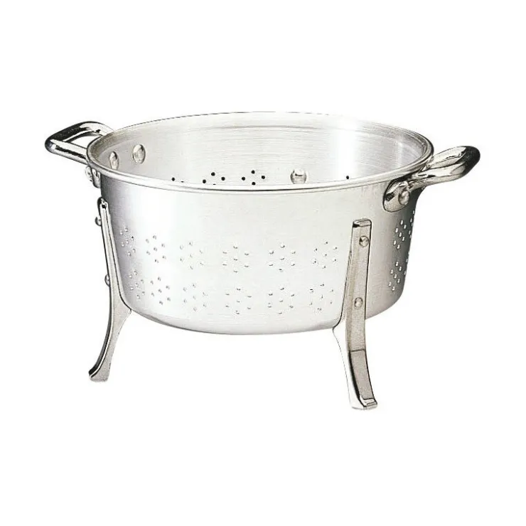 Passoire en aluminium à pieds et à anses 36 cm-Cerf Dellier Online