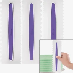 Peignes à glaçage assortis Wilton (x3)-Cerf Dellier Discount