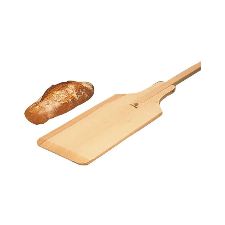 Pelle à four hêtre avec manche 60x22 cm longueur totale 3 m-Cerf Dellier Best