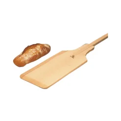 Pelle à four hêtre avec manche 60x40 cm longueur totale 3 m-Cerf Dellier Discount
