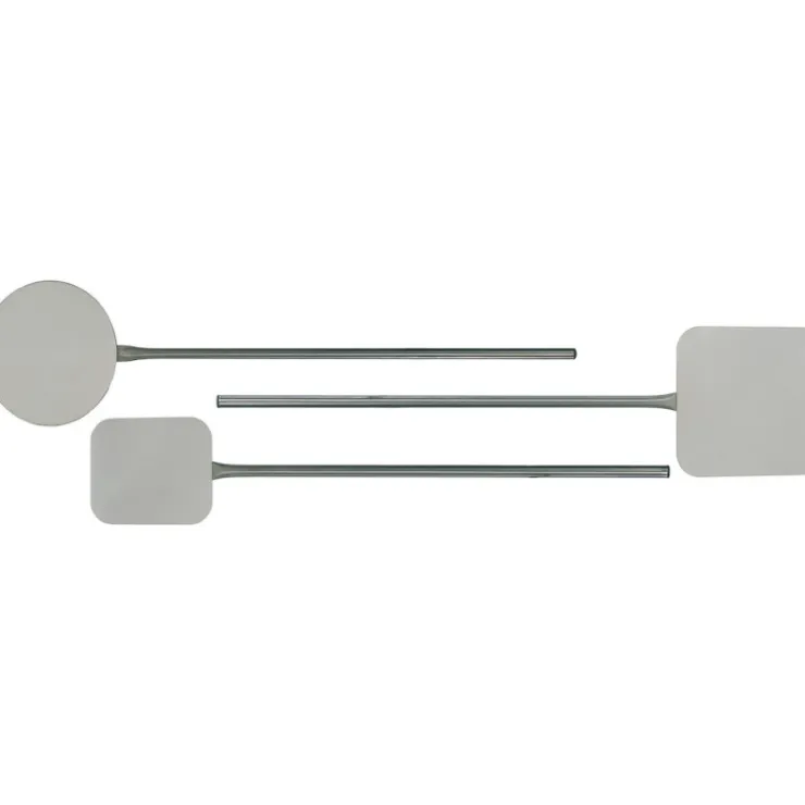 Pelle à pizza inox avec manche 92,5 cm ronde 24 cm-Cerf Dellier Discount
