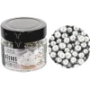 Perles  argentées comestibles Ø 5 mm 70 g-Cerf Dellier Online