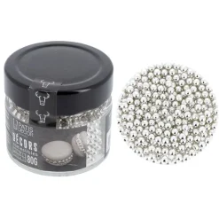 Perles argentées comestibles-Cerf Dellier Clearance