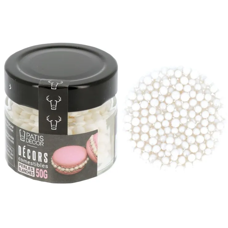 Perles blanches comestibles-Cerf Dellier Best