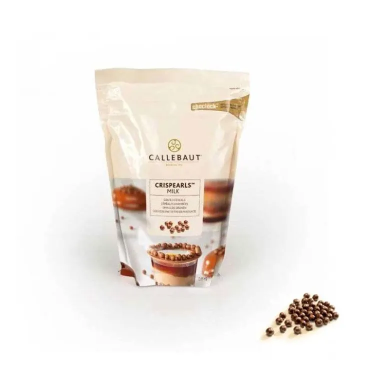 Perles de chocolat au lait craquantes 800 g-Cerf Dellier Outlet