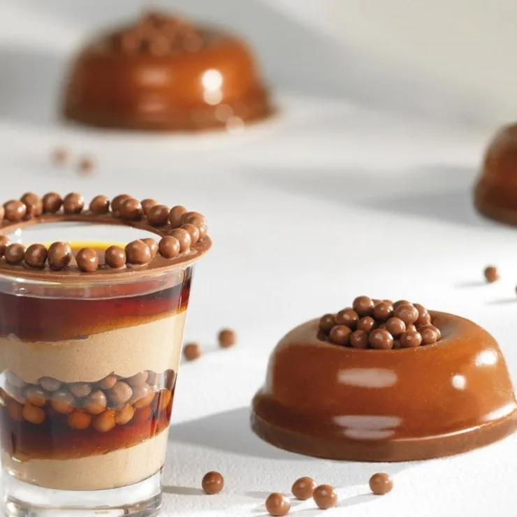 Perles de chocolat au lait craquantes 800 g-Cerf Dellier Outlet