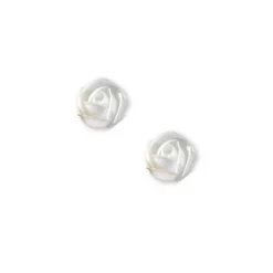 Petite rose blanche en azyme (x12)-Cerf Dellier Clearance