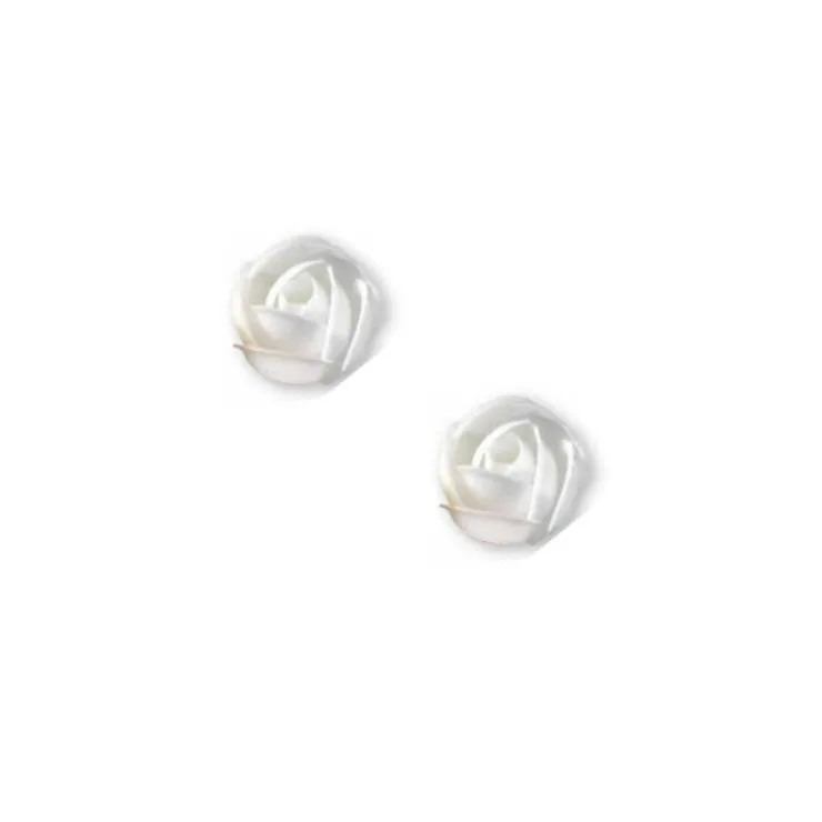 Petite rose blanche en azyme (x12)-Cerf Dellier Clearance