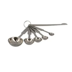 Petites cuillères à mesure inox assorties (x5)-Cerf Dellier New