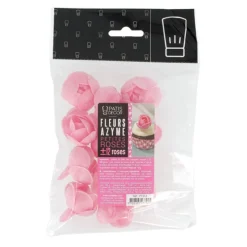 Petites roses roses en azyme x12-Cerf Dellier Discount