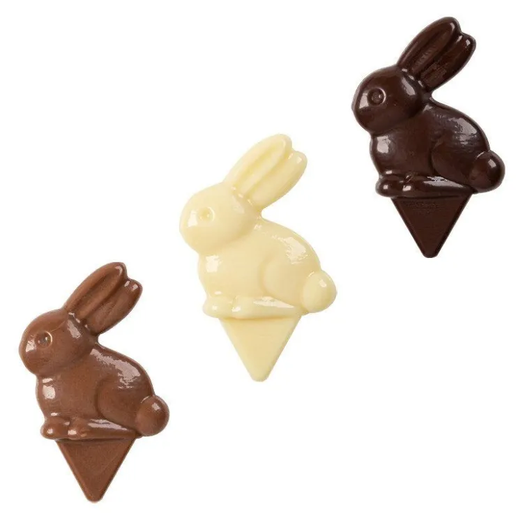 Pic lapins 3 chocolat (x90)-Cerf Dellier Outlet