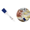 Pinceau plat bleu fleuré manche plastique 35 mm-Cerf Dellier Outlet