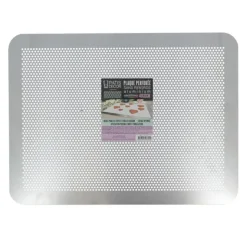 Plaque pâtisserie plate perforée alu 40 x 30 cm-Cerf Dellier