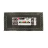 Plateau dentelle rectangulaire noir-Cerf Dellier Hot
