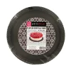 Plateau dentelle rond noir-Cerf Dellier Discount