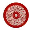 Plateau tournant verre Noël 28 cm-Cerf Dellier