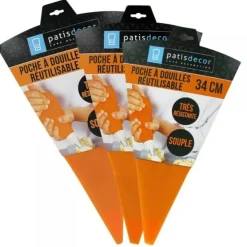 Poche a douilles réutilisable 45 cm-Cerf Dellier Discount