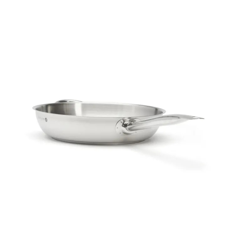 Poêle à frire ronde inox Prim'Appety 32 cm-Cerf Dellier Best