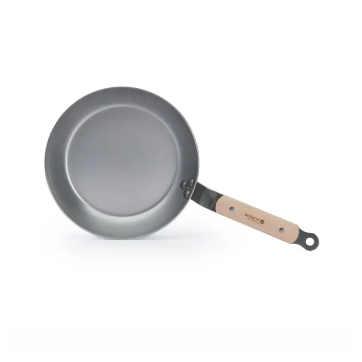 Poêle ronde en Minéral B bois - Ø 28 cm-Cerf Dellier