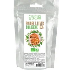 Poudre à lever Bio 150 g - DDM 12/24-Cerf Dellier Clearance