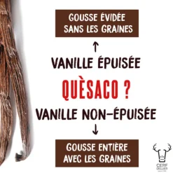 Poudre de vanille épuisée Sébalcé 150 g-Cerf Dellier Hot