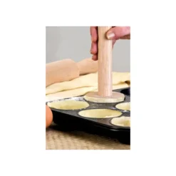 Poussoir à tartelettes en bois-Cerf Dellier New