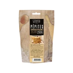 Pépites de chocolat blanc 250 g-Cerf Dellier Clearance