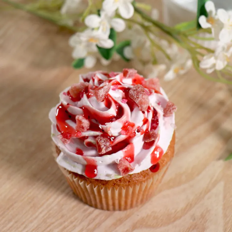 Pépites de fruits fraise déshydratée morceaux 120 g-Cerf Dellier