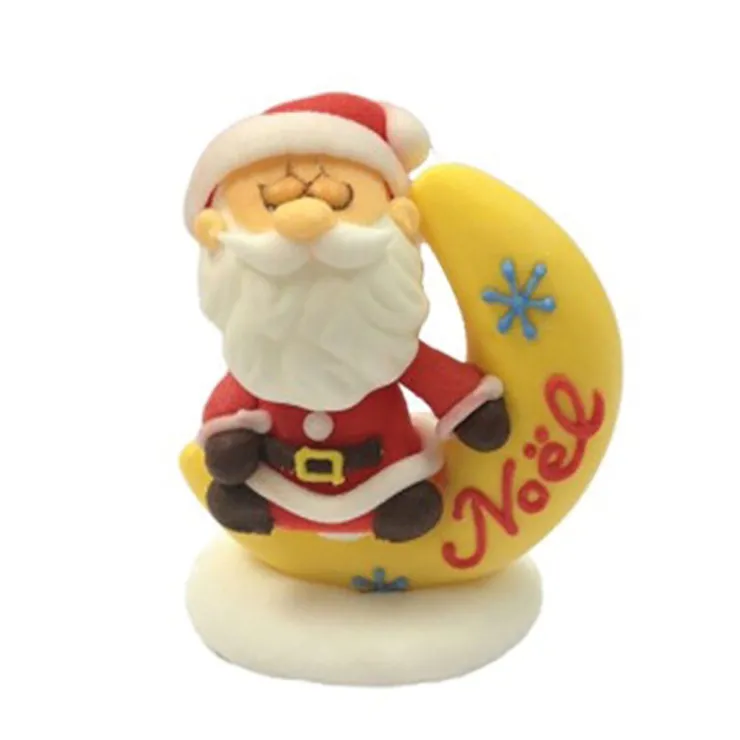 Père Noël comestible lune (x24)-Cerf Dellier Best