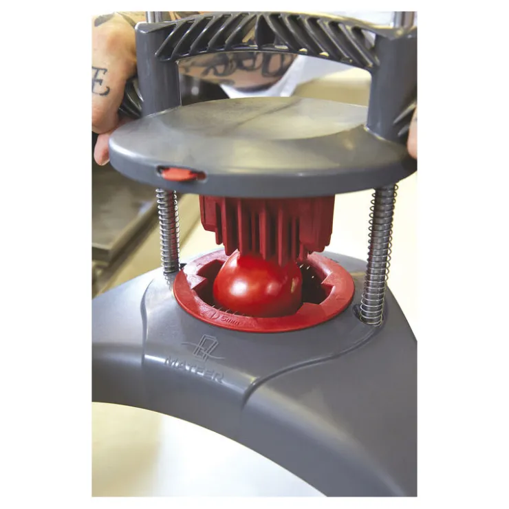Prep Chef outil coupe-tomates 1/2 rondelles lames inox épaisseur 5 mm-Cerf Dellier Best