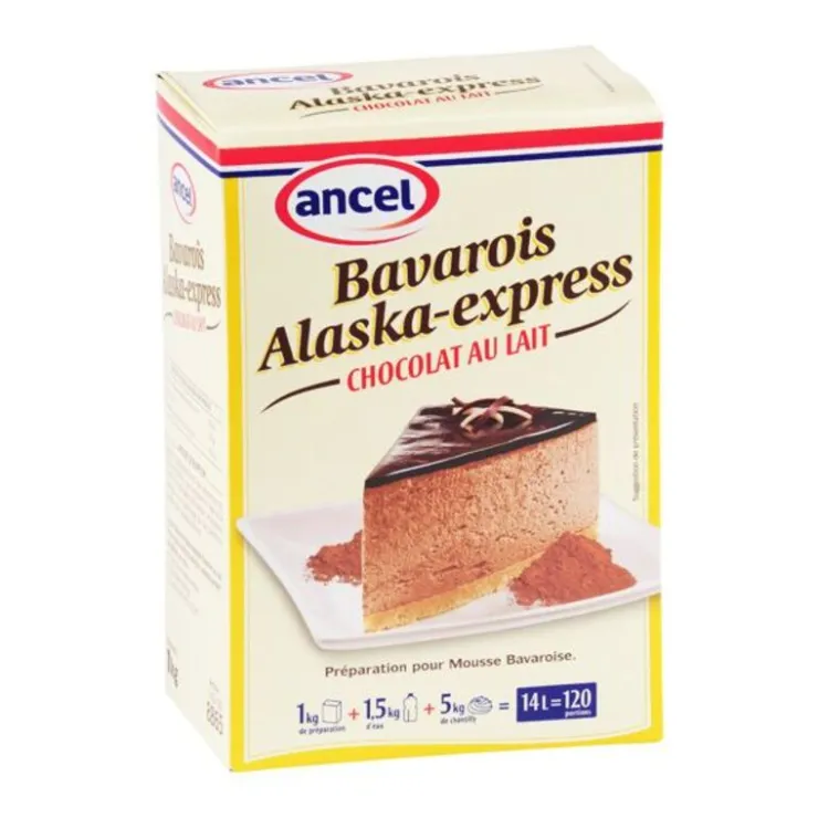 Préparation bavarois chocolat au lait Alaska 1 kg-Cerf Dellier