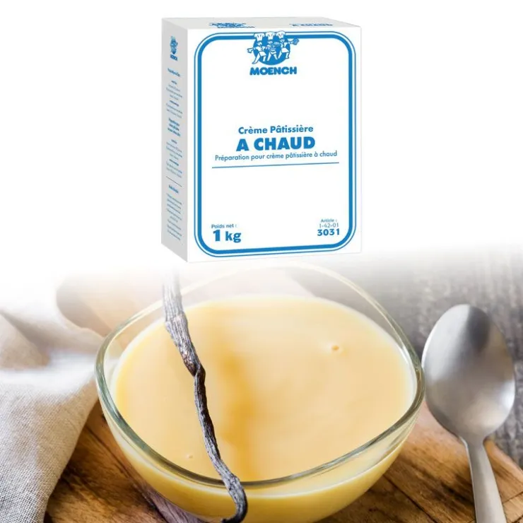 Préparation crème pâtissière à chaud Moench 1 Kg-Cerf Dellier Clearance