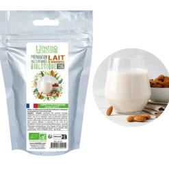 Préparation instantanée pour lait d'amande biologique 120 g - DDM 08/24-Cerf Dellier Online