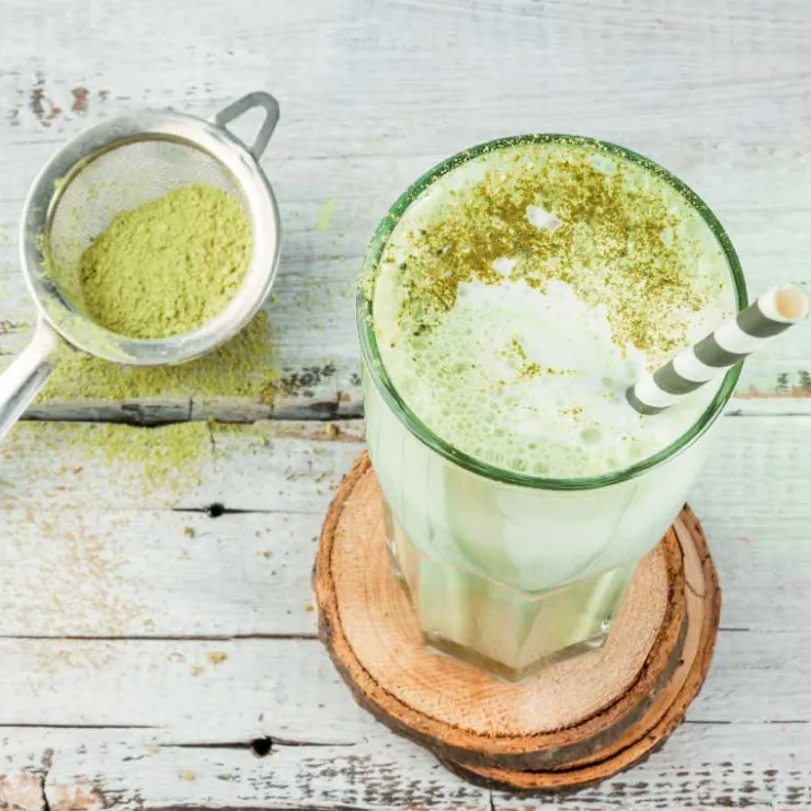 Préparation instantanée pour boisson Chaï Latte thé vert - 300 g-Cerf Dellier