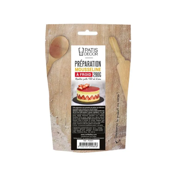 Préparation mousseline à froid 290 g-Cerf Dellier Hot