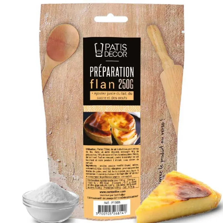 Préparation pour flan 250 g-Cerf Dellier Hot