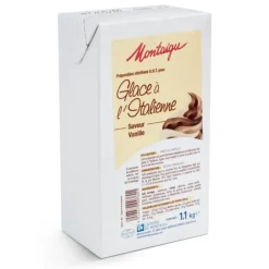 Préparation UHT pour glace à l'italienne - saveur vanille - 1,1 kg-Cerf Dellier New