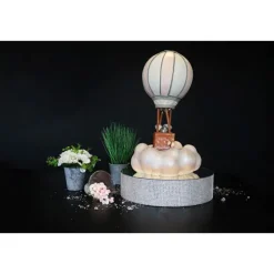 Présentoir gâteau effet miroir et contour en strass 20 cm-Cerf Dellier New