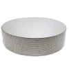 Présentoir gâteau effet miroir et contour en strass 30 cm-Cerf Dellier Hot