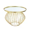 Présentoir gâteau miroir pied boule doré ø 21 cm-Cerf Dellier Clearance