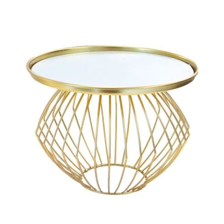 Présentoir gâteau miroir pied boule doré ø 21 cm-Cerf Dellier Clearance