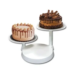 Présentoir gâteaux 2 étages-Cerf Dellier Clearance