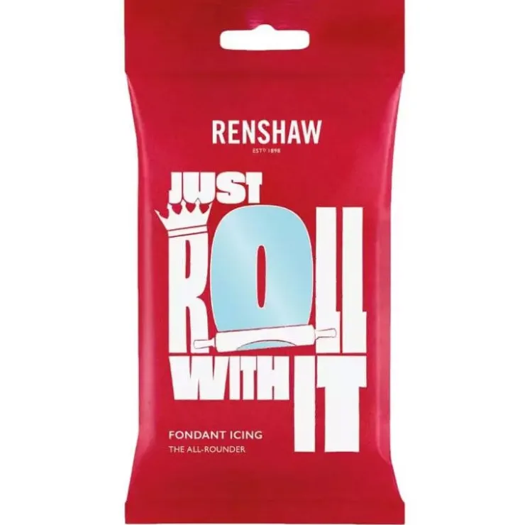 Pâte à sucre bleu canard Renshaw 250 g-Cerf Dellier Hot