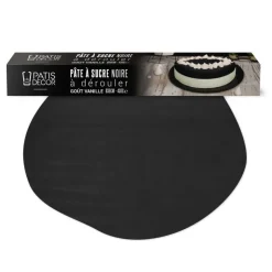 Pâte à sucre noire étalée-Cerf Dellier Hot