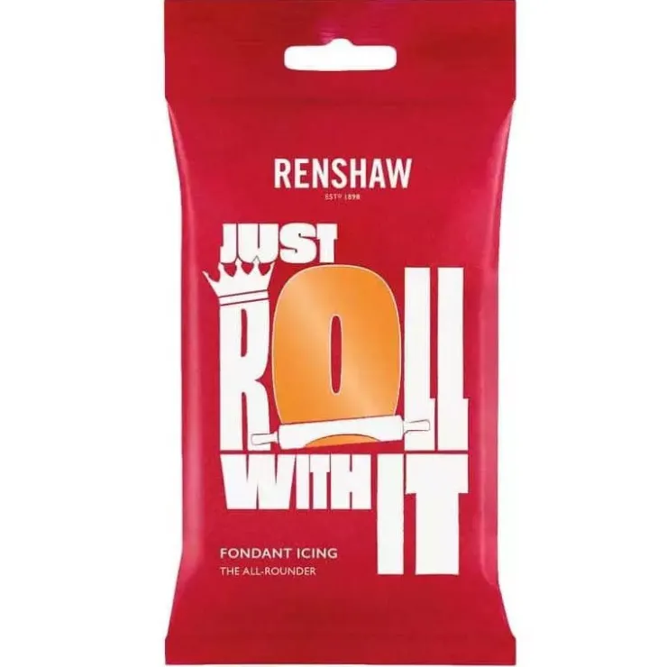 Pâte à sucre orange Renshaw 250 g-Cerf Dellier Best