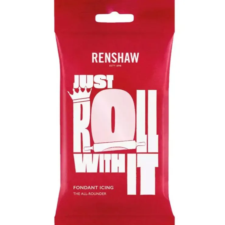 Pâte à sucre Rose pastel Renshaw 250 g-Cerf Dellier Outlet